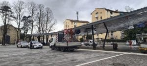 I servizi tecnici del Comune hanno coordinato i lavori di messa in sicurezza e ripristino del mercato di piazza dell'Isolotto