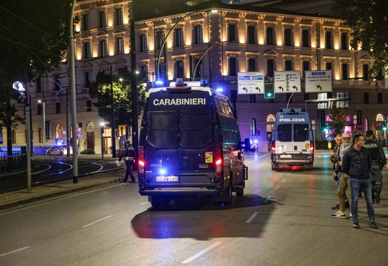 GERMOGLI PH 10 OTTOBRE 2025 FIRENZE FOTO SIMBOLO CARABINIERI BATTAGLONE MANIFESTAZIONE ORDINE PUBBLICO