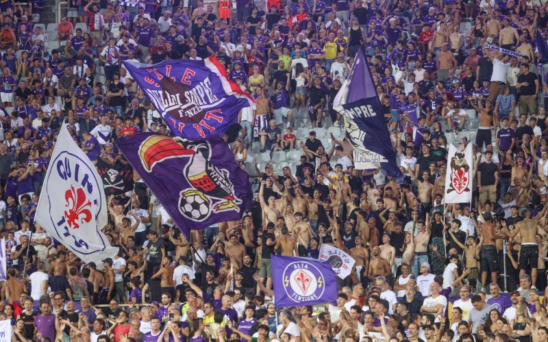 GERMOGLI PH 14 AGOSTO 2026 FIRENZE STADIO ARTEMIO FRANCHI PARTITA DI COPPA ITALIA FIORENTINA VS BENEVENTO NELLA FOTO TIFOSI