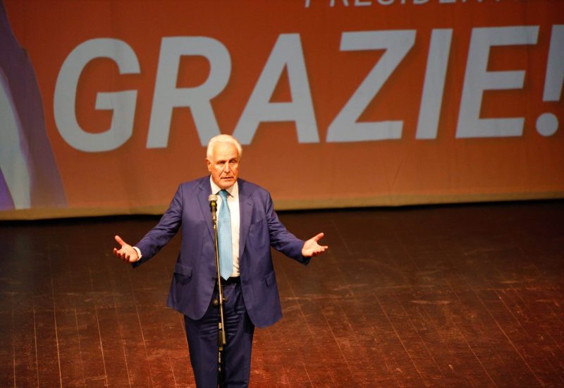 GERMOGLI PH 17 OTTOBRE 2025 FIRENZE TEATRO PUCCINI FESTA ELEZIONE PRESIDENTE TOSCANA EUGENIO GIANI NELLA FOTO
