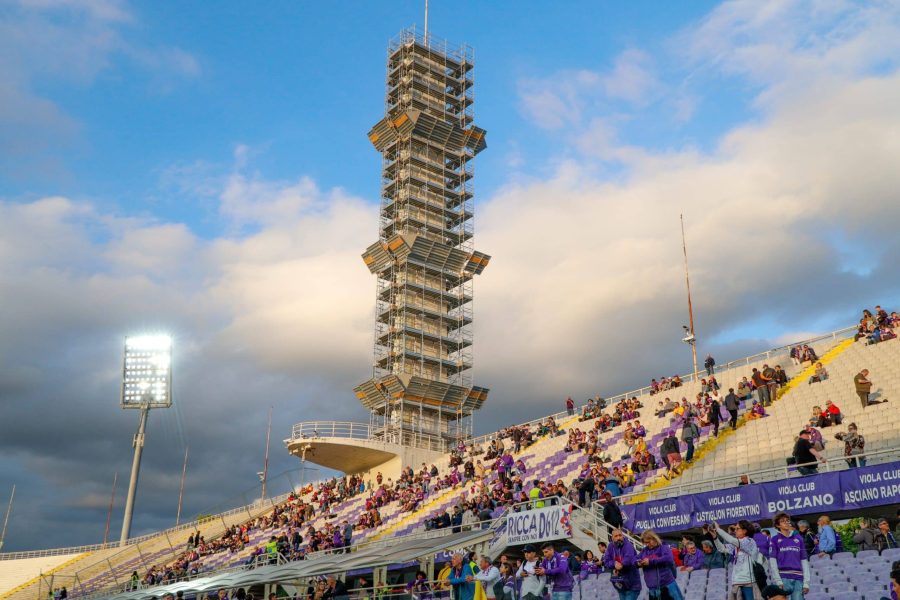 GERMOGLI PH: 18 MAGGIO 2025 FIRENZE STADIO ARTEMIO FRANCHI LAVORI CANTIERE CURVA FIESOLE