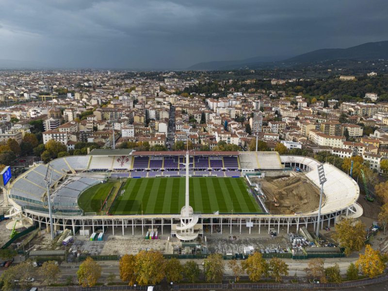 GERMOGLI PH: 20 NOVEMBRE 2024 FIRENZE STADIO ARTEMIO FRANCHI LAVORI