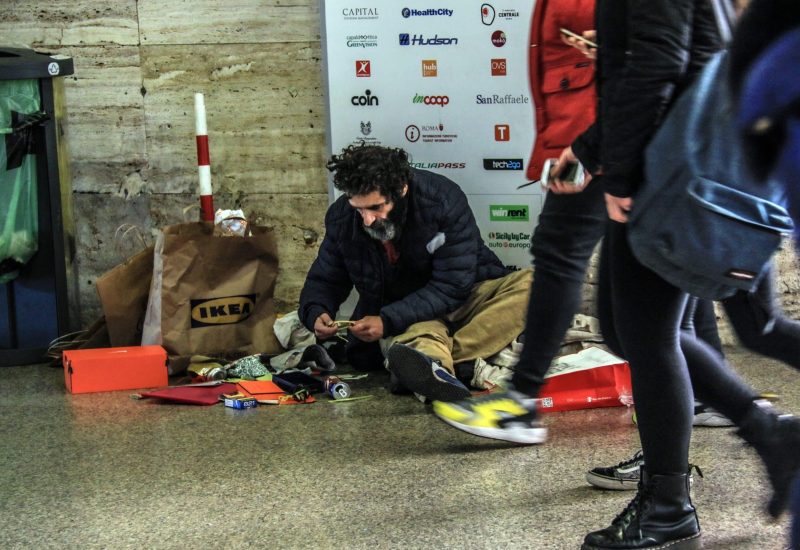 GERMOGLI PH 5 DICEMBRE 2017 FIRENZE SENZATETTO POVERI POVERTA' CLOCHARD EMERGENZA FREDDO