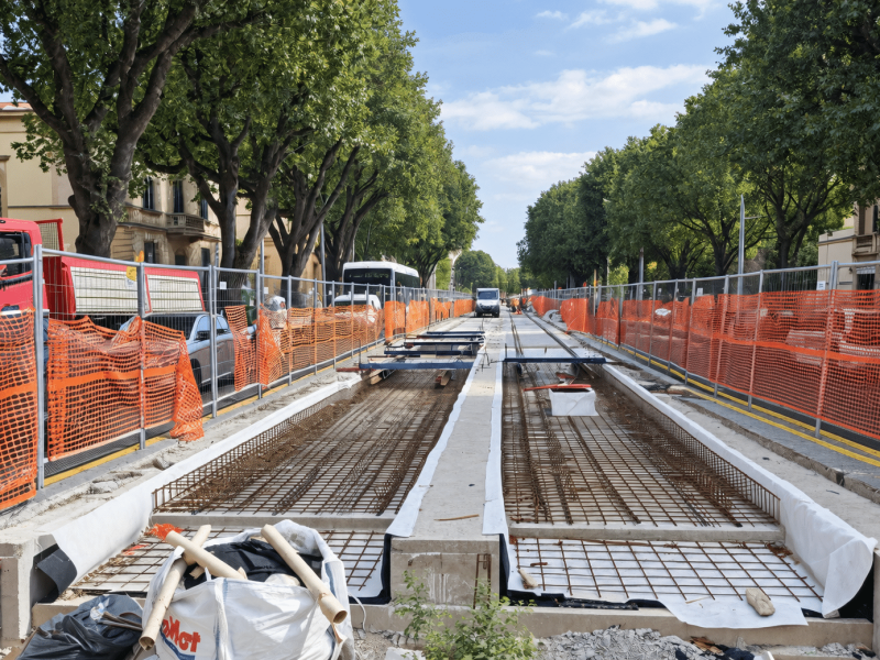 TRAMVIA BAGNO A RIPOLI CANTIERI LAVORI