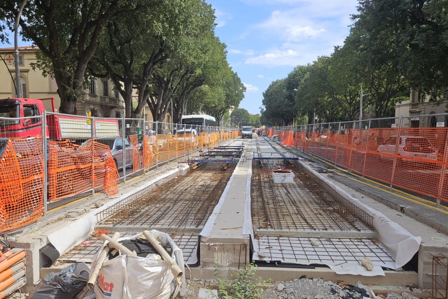 tramvia firenze cantieri viali viale matteotti tram lavori