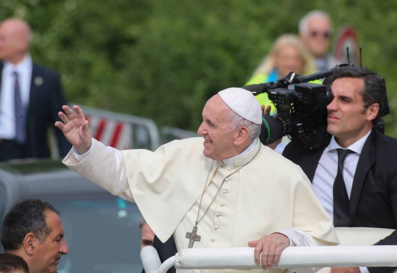 GERMOGLI PH:  10 MAGGIO   2018  INCISA FIGLINE VALDARNO LOPPIANO  VISITA DEL SANTO PADRE PAPA FRANCESCO ALLA COMUNITA' DEI FOCOLARINI