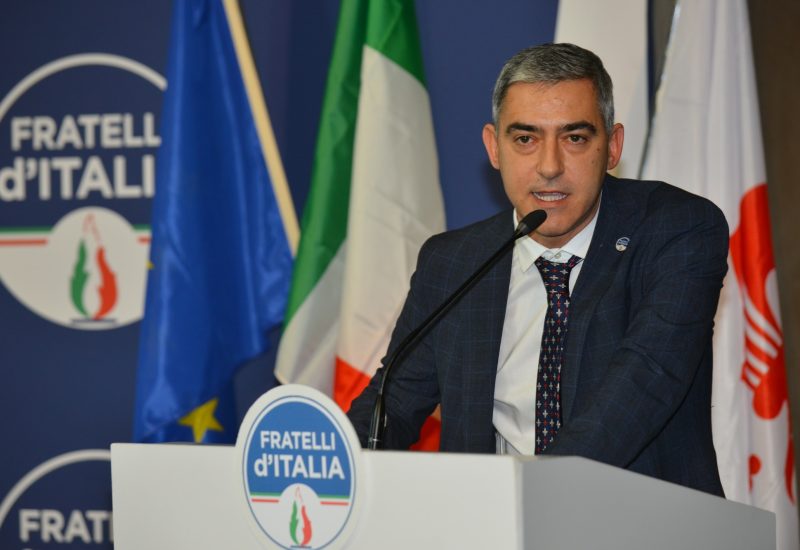 GERMOGLI PH: 21 GENNAIO 2023 FIRENZE  MAGGIO MUSICALE CONGRESSO FRATELLI D' ITALIA  PER ELEGGERE COORDINATORE CITTADINO NELLA FOTO JACOPO CELLAI