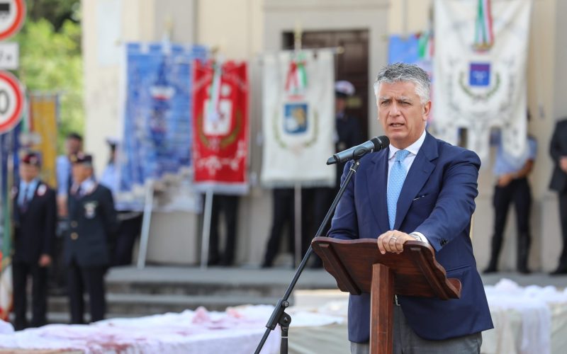 GERMOGLI PH: 26 AGOSTO 2018 FUCECCHIOI MASSARELLA DOPOSIZIONE CORONA DEI FIORI SPETTACOLO TEATRALE DIRETTO DA FIRENZA GUIDI INCANTESIMO DEL GRANO E SANTA MESSA PER RICORDARE ANNIVERSARIO ECCIDIO DEL PADULE DI FUCECCHIO NELLA FOTO MASSIMO MALLEGNI © TOMMASO GASPERINI / FOTOCRONACHE GERMOGLI