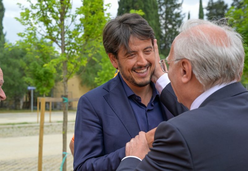 GERMOGLI PH: 22 MAGGIO 2025 FIRENZE INAUGURAZIONE DEL NUOVO PARCHEGGIO SCAMBIATORE DI VIALE EUROPA NELLA FOTO L'ASSESSORE ANDREA GIORGIO