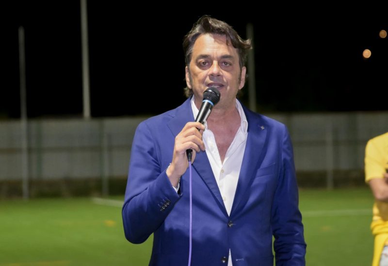 GERMOGLI PH: 15 GIUGNO 2024 FIRENZE AL CAMPO SPORTIVO DI PONTE A GREVE SI E' GIOCATO IL 25ESIMO TORNEO PAOLO VALENTI NELLA FOTO IL PRESIDENTE DELAL RONDINELLA LORENZO BOSI
