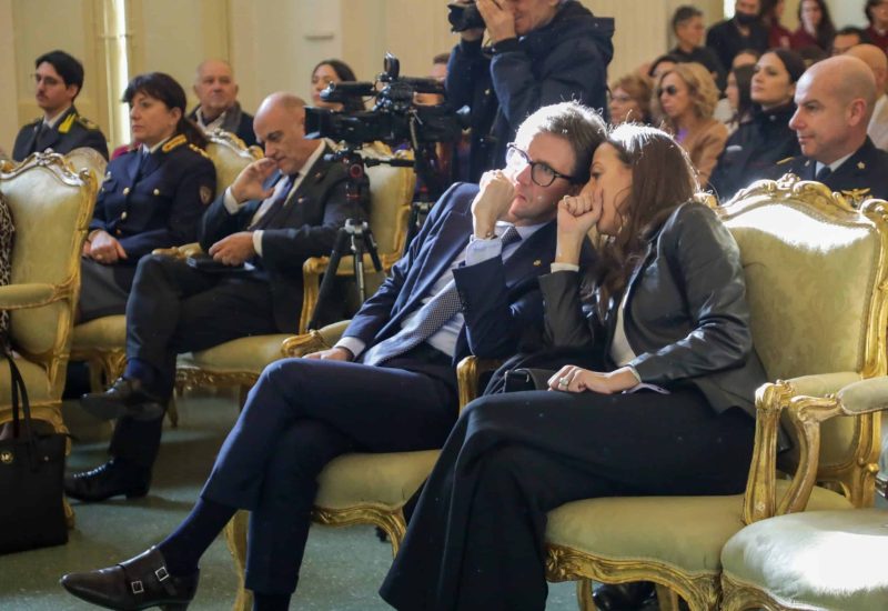 GERMOGLI PH: 24 NOVEMBRE 2023 FIRENZE VILLA MEDICEA DEL POGGIO IMPERIALE EDUCANDATO SS ANNUNZIATA FESTA PER I 200 ANNI DALL'ISTITUZIONE DELL'EDUCANDATO ANNIVERSARIO DI FONDAZIONE NELLA FOTO SARA FUNARO E DARIO NARDELLA