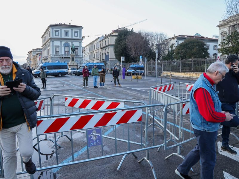 GERMOGLI PH: 2 MARZO 2024 FIRENZE MANIFESTAZIONE PRO PALESTINA DAVANTI AL CONSOLATO DEGLI STATI UNITI D'AMERICA NELLA FOTO