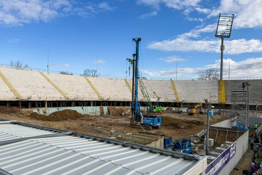 FIRENZE STADIO ARTEMIO FRANCHI AVANZAMENTO LAVORI CURVA FIESOLE NUOVO STADIO RISTRUTTURAZIONE GERMOGLI PH: 19 GENNAIO 2025 FIRENZE STADIO ARTEMIO FRANCHI AVANZAMENTO LAVORI CURVA FIESOLE NUOVO STADIO RISTRUTTURAZIONE