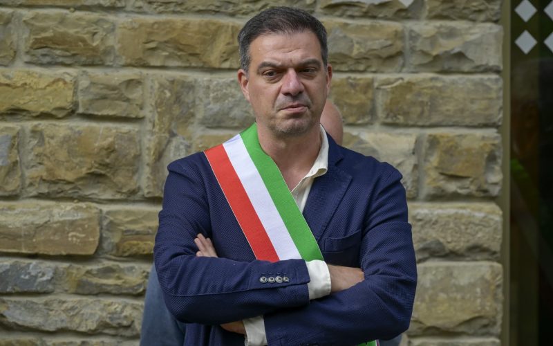 Tommaso Cuoretti, sindaco di Londa. fotocronache Germogli