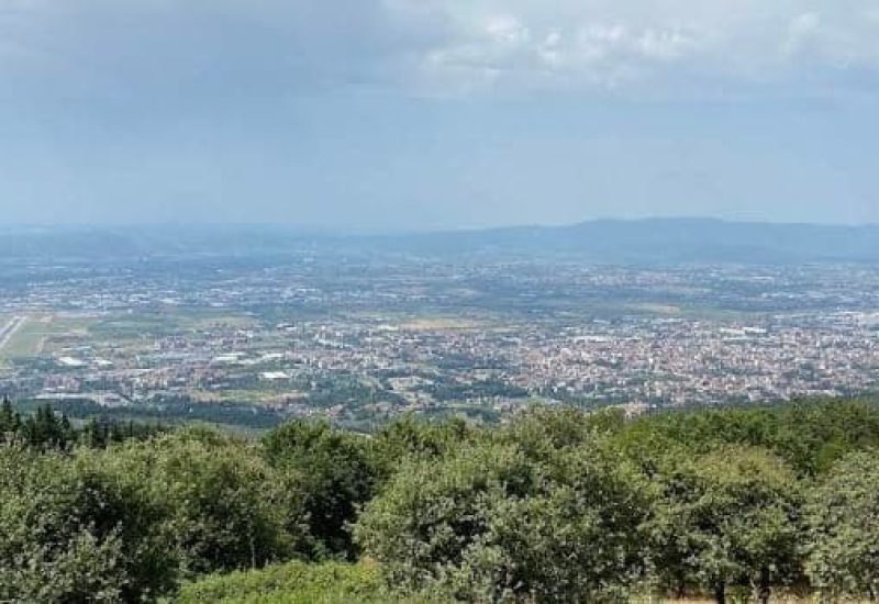 Veduta da Monte Morello, google maps
