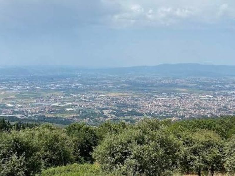 Veduta da Monte Morello, google maps