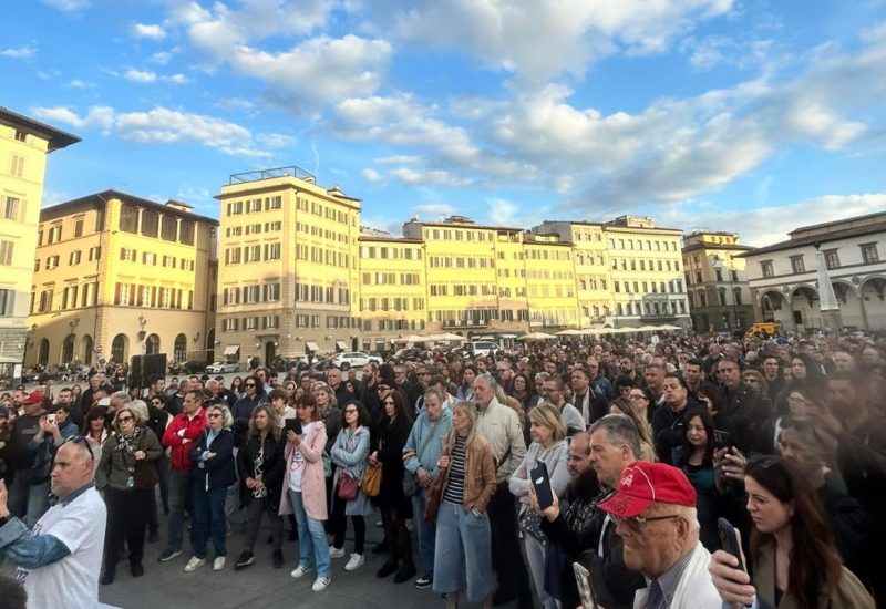 piazza santa maria novella manifestazione