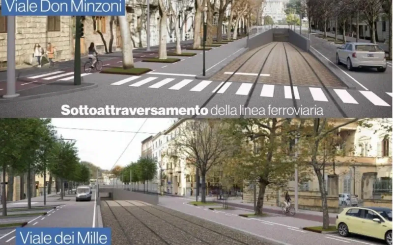 tramvia libertà rovezzano cure viale don minzoni tram linea